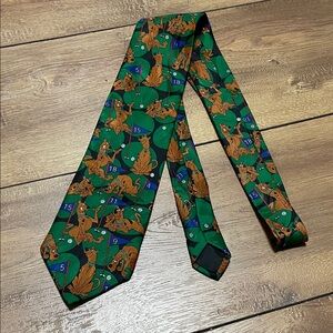 Green Cartoon Character Tie